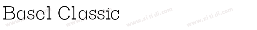 Basel Classic字体转换